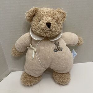 Carters CLASSICS TEDDY BEAR Rattle Star Shaped Baby Toy LOVEY PLUSH Prestige